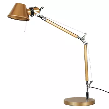 Настольная лампа золотого цвета Artemide