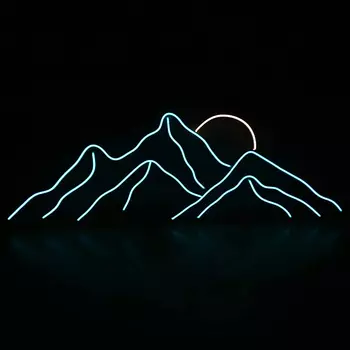 Неоновая настенная лампа Mountains Neon Wall Lamp