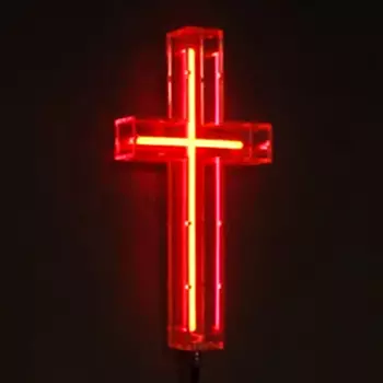 Неоновая настенная лампа Red Cross Neon Wall Lamp