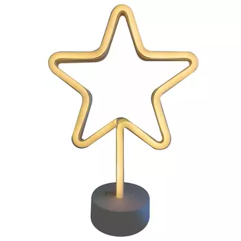 Неоновая настольная лампа Night Star