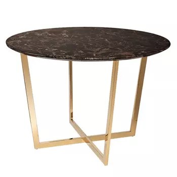 Обеденный стол Dining table Jacques round Brown