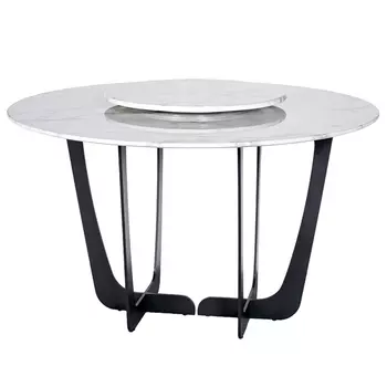 Обеденный стол с крутящимся центром