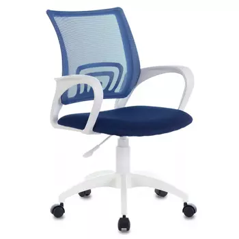 Офисное кресло с основанием из белого пластика Desk chairs Blue