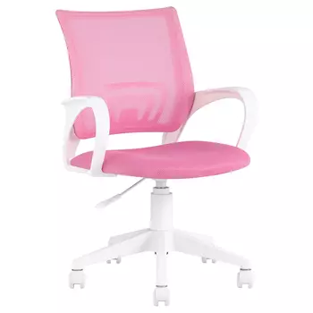 Офисное кресло с основанием из белого пластика Desk chairs Pink