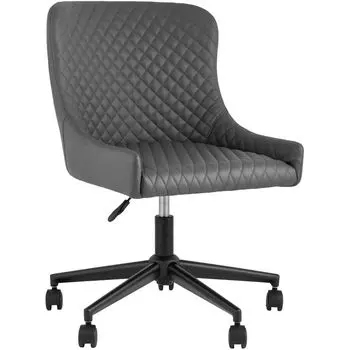 Офисный Стул Stitch Honey Chair Серая Экокожа