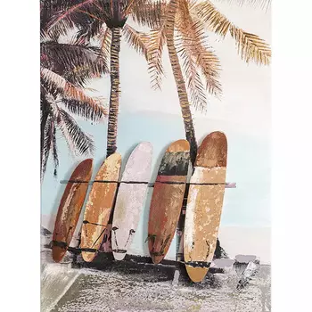 Панно декоративное в морском стиле Seascape and Surfing I