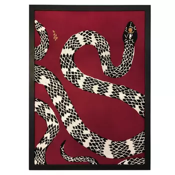 Панно из бисера Striped Snake