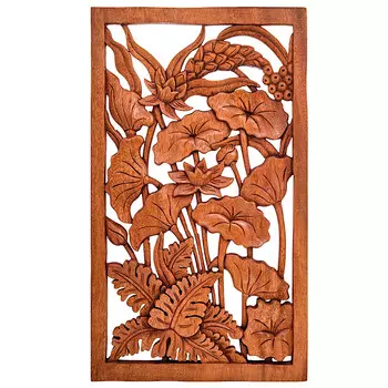 Панно из дерева Flower Panel With Trees