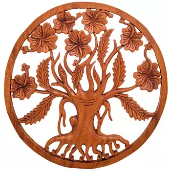 Панно из дерева Foliage Panel With Trees