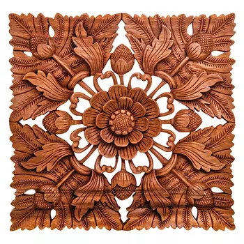 Панно из дерева квадратное Novala Panel With Trees