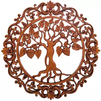 Панно из дерева LeafBerry Panel With Trees