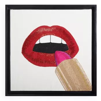 Панно Jonathan Adler LIPSTICK BEADED WALL ART