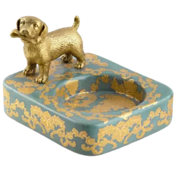 Пепельница фарфоровая Dog