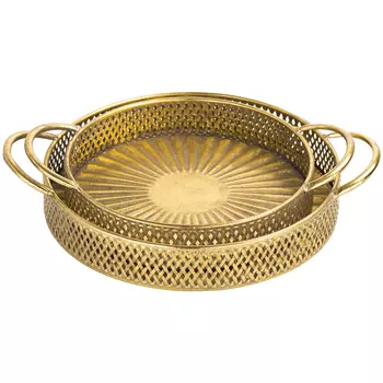 Поднос железный Gold Mesh