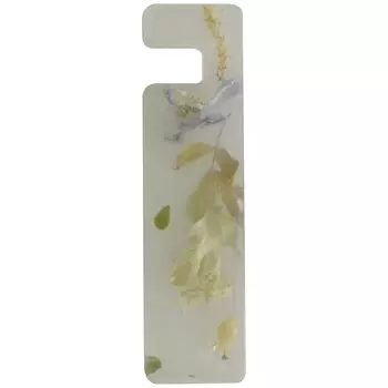 Подставка для телефона из эпоксидной смолы с цветами белая Epoxy Flowers Phone Stand White