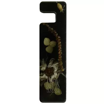 Подставка для телефона из эпоксидной смолы с цветами черная Epoxy Flowers Phone Stand Black