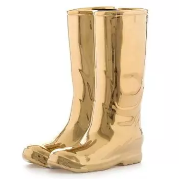 Подставка для зонтов и тростей Seletti Rainboots Gold