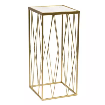Подставка Geometric Interior Stand белый мрамор