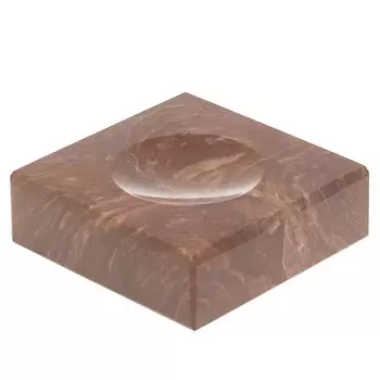 Подставка под шар квадратная из натурального камня Лемезит Natural Stone Sphere Stands
