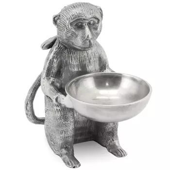 Подсвечник CANDLEHOLDER MONKEY ALLU Silver