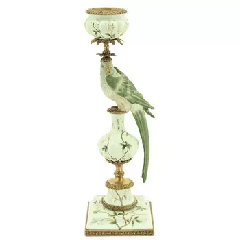 Подсвечник Candleholder Parrot Atlantide Green
