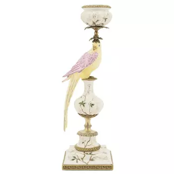 Подсвечник Candleholder Parrot Atlantide Yellow Pink