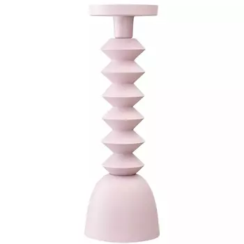 Подсвечник фигурный розовый Bright Accent 36 см
