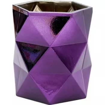 Подсвечник фиолетовый Triangle Reflection