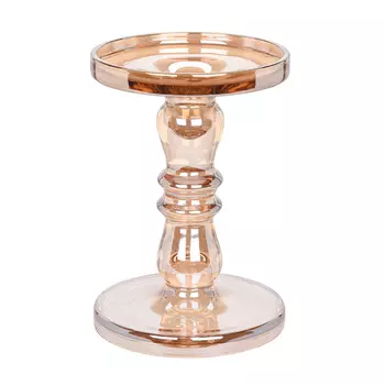 Подсвечник Glass Аmber 18 см