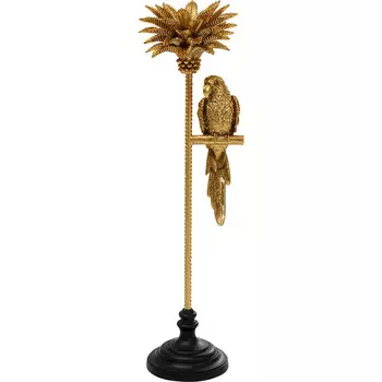 Подсвечник Golden Parrot on a palm tree