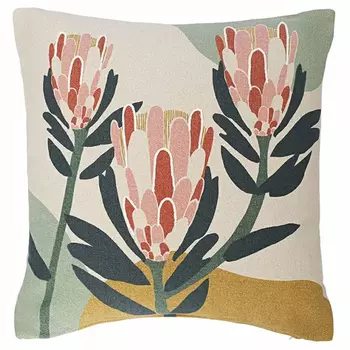 Подушка с цветочным принтом Blooming Elegance Lily