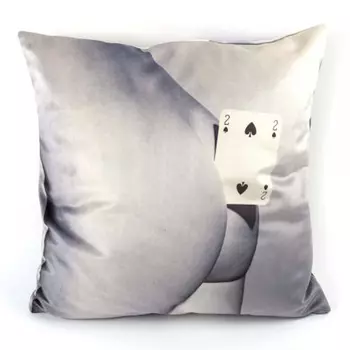 Подушка Seletti Cushion Two of spades