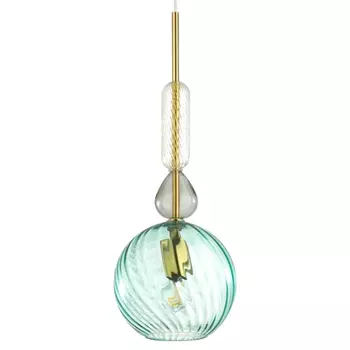 Подвесной Geometry Glass Бирюзовый