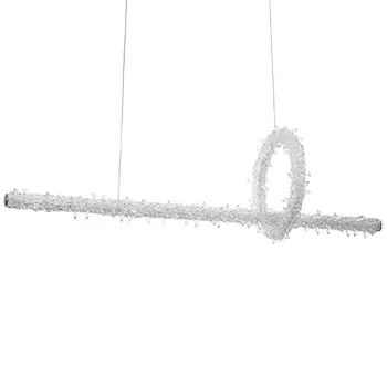 Подвесной линейный светильник Gilbertine Crystals Linear Hanging Lamp