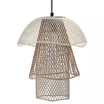 Подвесной светильник Beige Gold Mesh Tube Lampshade Hanging Lamp