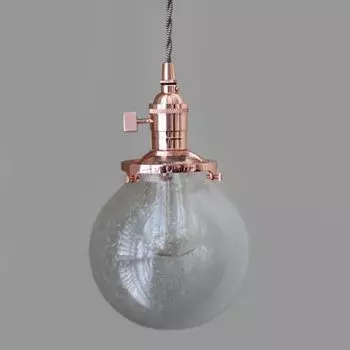 Подвесной светильник Bubble Sphere Glass Copper