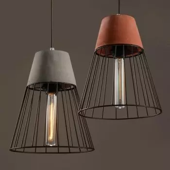 Подвесной светильник Cement Droplight Pendant Light cone