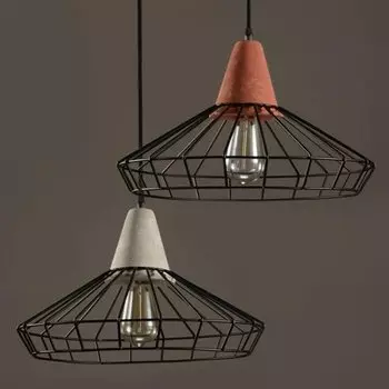 Подвесной светильник Cement Droplight Pendant Light pyramid