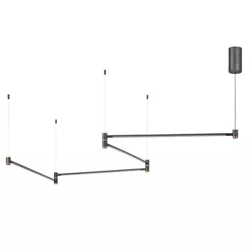 Подвесной светильник Drawing Line Gold Black