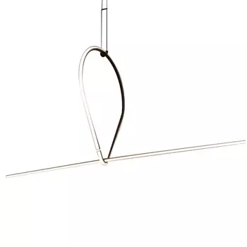 Подвесной светильник Drop Shape Line Black Led Lamp