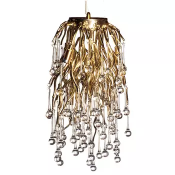 Подвесной светильник Droplet Gold Hanging Lamp