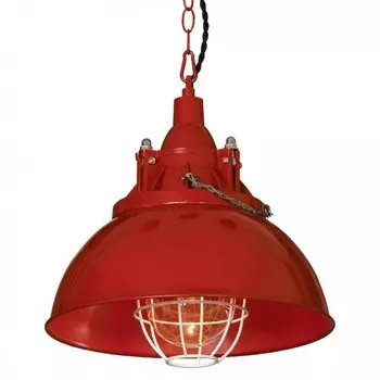 Подвесной светильник Firefighter Helmet Pendant Red