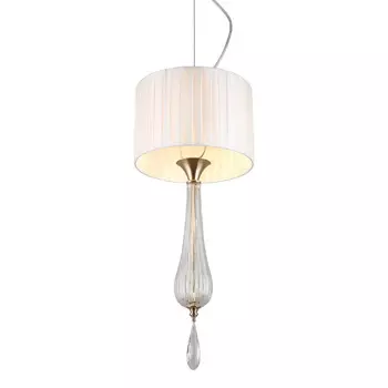 Подвесной светильник Fluff Brass с Абажуром