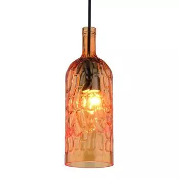 Подвесной светильник Geometry Glass Amber Bottle Pendant