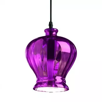 Подвесной светильник Geometry Glass Purpur Bell Pendant
