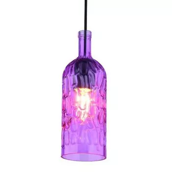 Подвесной светильник Geometry Glass Purpur Bottle Pendant