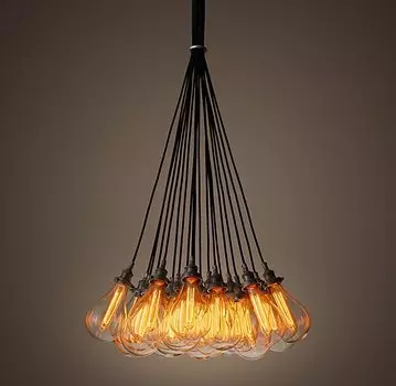 Подвесной светильник Glass Teardrop Pear 19