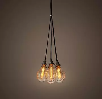 Подвесной светильник Glass Teardrop Pear 7