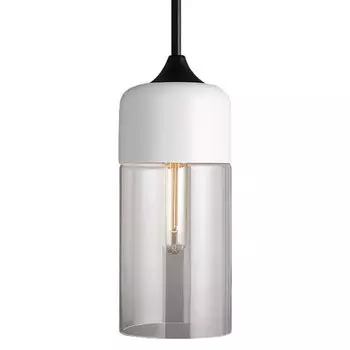 Подвесной светильник Hanglamp zwart glas White I