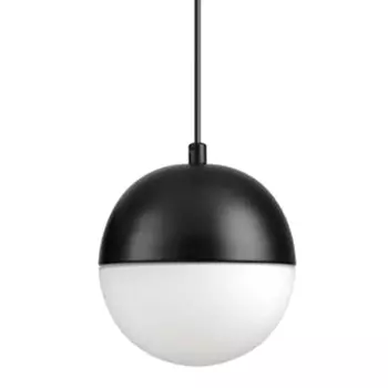 Подвесной светильник Hemisphere Reduced Черный диаметр 15 см